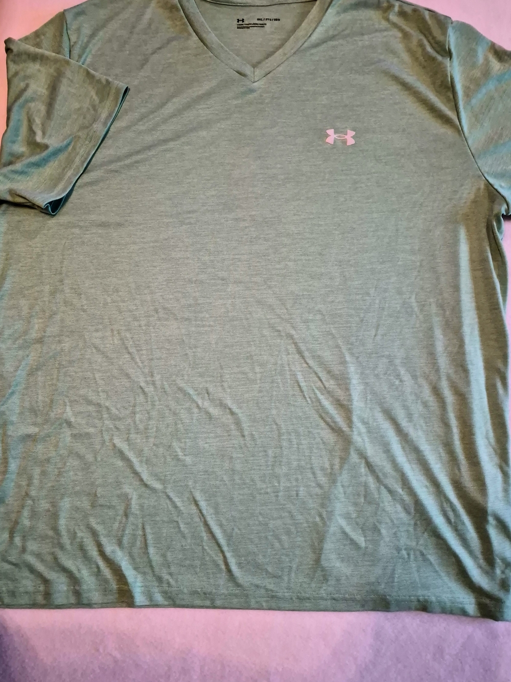 Under Armour Men’s V-Neck Performance Tee - Light Green 3xl XXXL